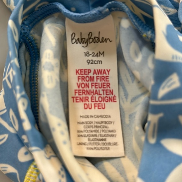 Baby Boden New And Unworn Swim Shirt Rash Guard Long Sleeve - Picture 4 of 7